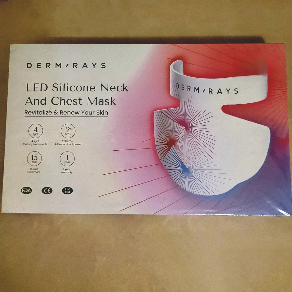 Red LED Light Mask for Neck and Chest